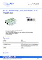 Datenblatt zu Allnet ALL4425_white, EAN: 4038816101327