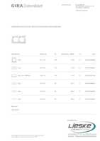 Datenblatt zu Gira 0212723, EAN: 4010337068662