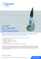 Datenblatt zu Allnet ALL-USB-PM1, EAN: 4038816112934