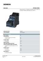 Datasheet for Siemens 3RT20251BB44, EAN: 4011209837270