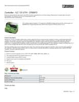 Datasheet for Phoenix Contact 2700973, EAN: 4046356665490