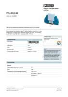 Datasheet for Phoenix Contact 2839486, EAN: 4017918182892