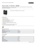 Datasheet for Phoenix Contact 2800989, EAN: 4046356665971