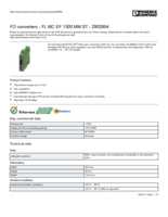 Datasheet for Phoenix Contact 2902854, EAN: 4046356689243