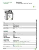 Datasheet for Schneider Electric LV429390, EAN: 3606480019128