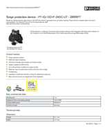 Datasheet for Phoenix Contact 2800977, EAN: 4046356665179