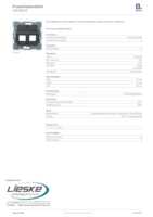 Datasheet for Berker 14641606, EAN: 4011334301288