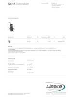 Datenblatt zu Gira 081000, EAN: 4010337810001