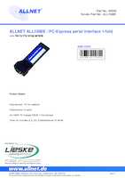 Datasheet for Allnet ALL1080E, EAN: 4038816110800