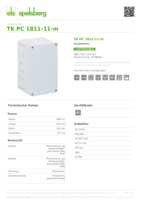 Datenblatt zu Spelsberg 12790601, EAN: 4013902861736