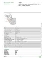 Datasheet for Schneider Electric 47251, EAN: 3303430472513