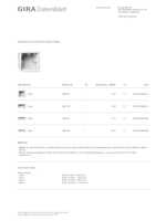 Datenblatt zu Gira 289600, EAN: 4010337066514