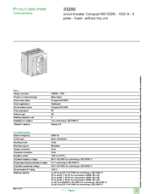 Datasheet for Schneider Electric 33290, EAN: 3303430332909