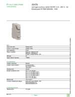 Datasheet for Schneider Electric 33170, EAN: 3303430331704