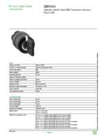 Datasheet for Schneider Electric ZB5AG3, EAN: 3389110905816