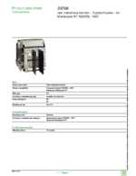 Datasheet for Schneider Electric 33768, EAN: 3303430337683