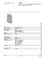 Datasheet for Schneider Electric 33753, EAN: 3303430337539