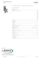 Datasheet for Hager L01R, EAN: 4010330740008