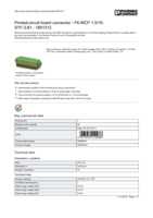 Datenblatt zu Phoenix Contact 1851313, EAN: 4017918110086