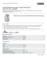 Datasheet for Phoenix Contact 2320267, EAN: 4046356554183