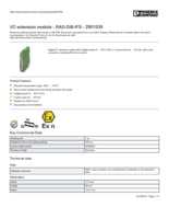 Datasheet for Phoenix Contact 2901539, EAN: 4046356609159