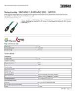 Datasheet for Phoenix Contact 1407376, EAN: 4046356775045