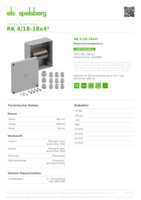 Datasheet for Spelsberg 61501901, EAN: 4013902858378