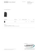 Datenblatt zu Gira 542900, EAN: 4010337774242