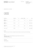 Datenblatt zu Gira 021366, EAN: 4010337213666