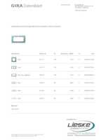 Datasheet for Gira 100251, EAN: 4010337002512
