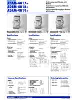 Datasheet for Advantech ADAM-4017-CE