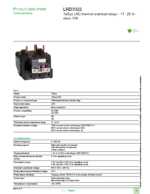 Datasheet for Schneider Electric LRD3322, EAN: 3389110519822