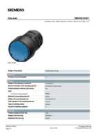 Datasheet for Siemens 3SB20000AG01, EAN: 4011209027572