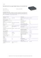 Datasheet for Netgear GS105GE, EAN: 0606449029673