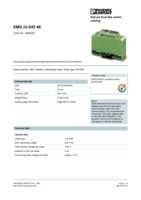 Datasheet for Phoenix Contact 2950048, EAN: 4017918083922
