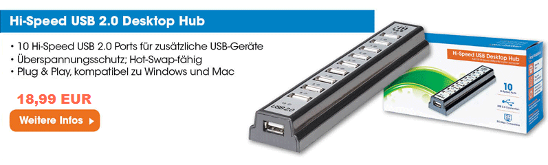 Highspeed USB 2.0 Hub